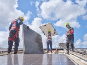 Panneaux photovoltaïques usagés à collecter